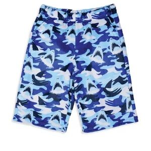 Iscream Boys' Sharks Plush Shorts